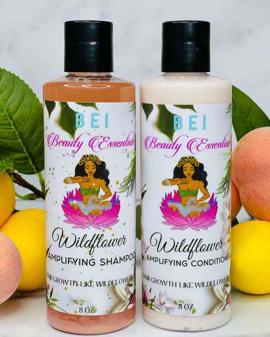 WILDFLOWER AMPLIFYING SHAMPOO & CONDITIONER DUO SET - Bei Beauty Essentials