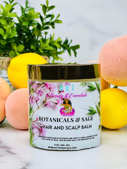 BOTANICALS & SAGE HAIR BALM - Bei Beauty Essentials